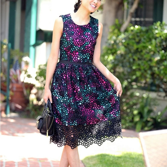 Anthropologie Wolven Terrace Sheath Dress‎ Size 4 - Picture 10 of 10